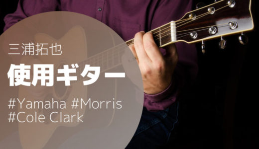 【DEPAPEPE】 三浦拓也さんのギターを解説